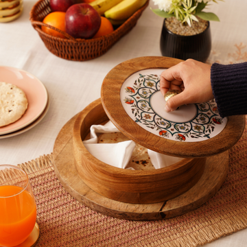 Sophisticated Wooden Multipurpose Storage Box | Ecofriendly Tableware | Stylish & Durable