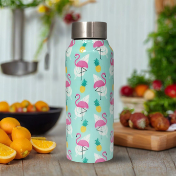 Handcrafted Eco-Friendly Meenakari Steel Bottle(750 ML)