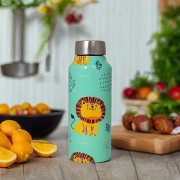 Handcrafted Eco-Friendly Meenakari Steel Bottle(750 ML)