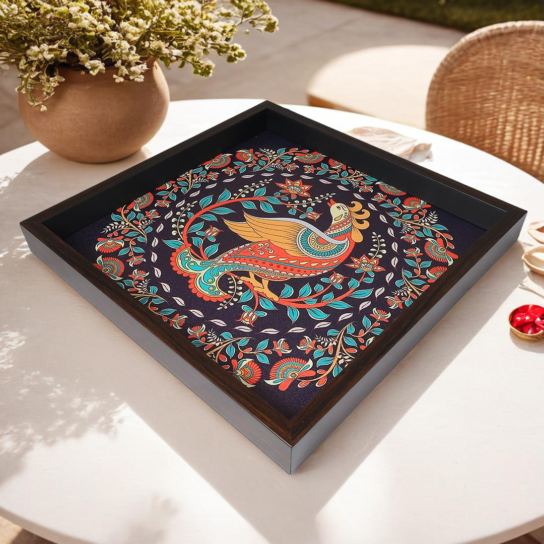 Elegant Square Serving Tray | Stylish & Durable Decorative Tray for Home & Dining
