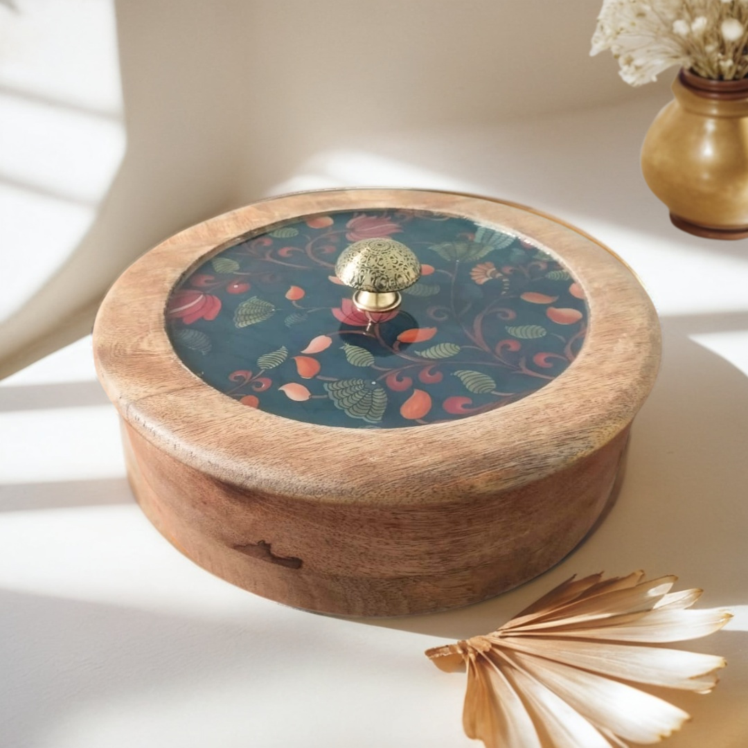 Sophisticated Wooden Multipurpose Storage Box  | Ecofriendly Tableware | Stylish & Durable