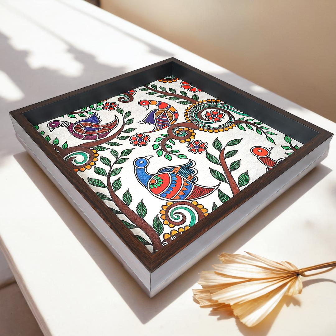 Elegant MDF Serving Tray | Stylish & Durable Decorative Tray for Home & Dining