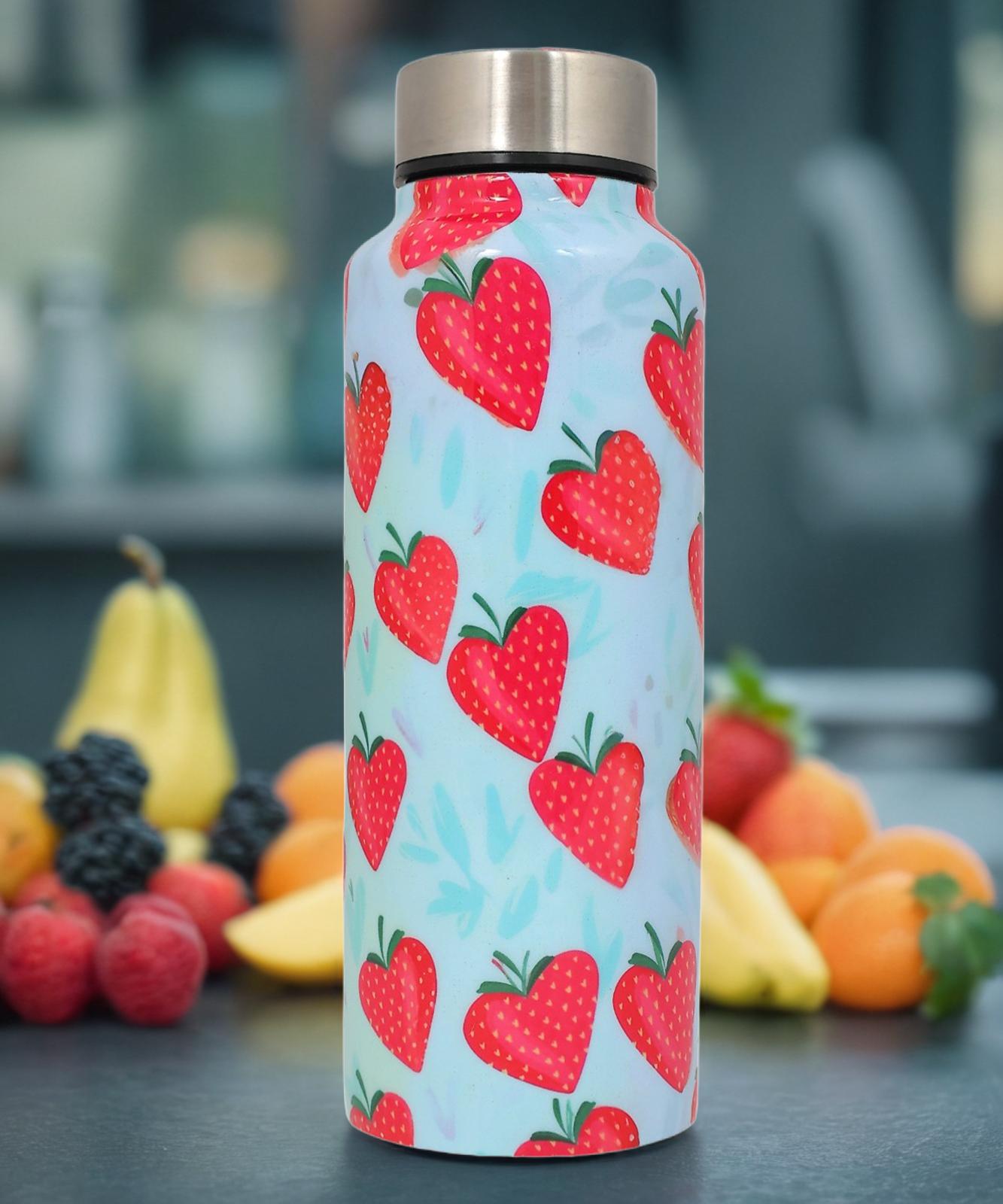 Handcrafted Eco-Friendly Meenakari Steel Bottle(750 ML)