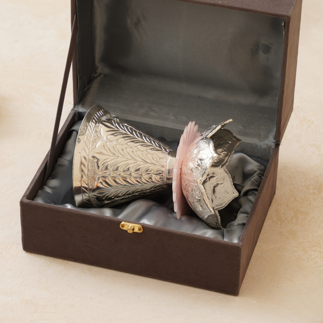 Handcrafted Flower Urli Diya Gift Box