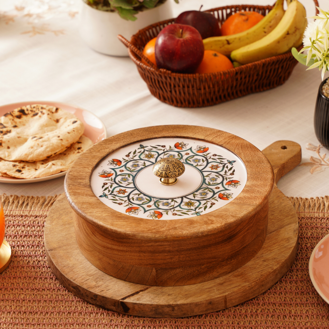 Sophisticated Wooden Multipurpose Storage Box  | Ecofriendly Tableware | Stylish & Durable