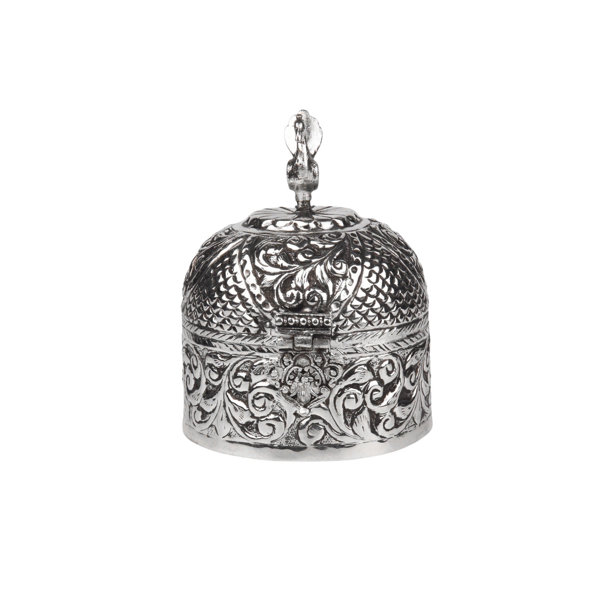 German Silver Peacock Design Multipurpose Center Piece for home decor and Eid Gifting