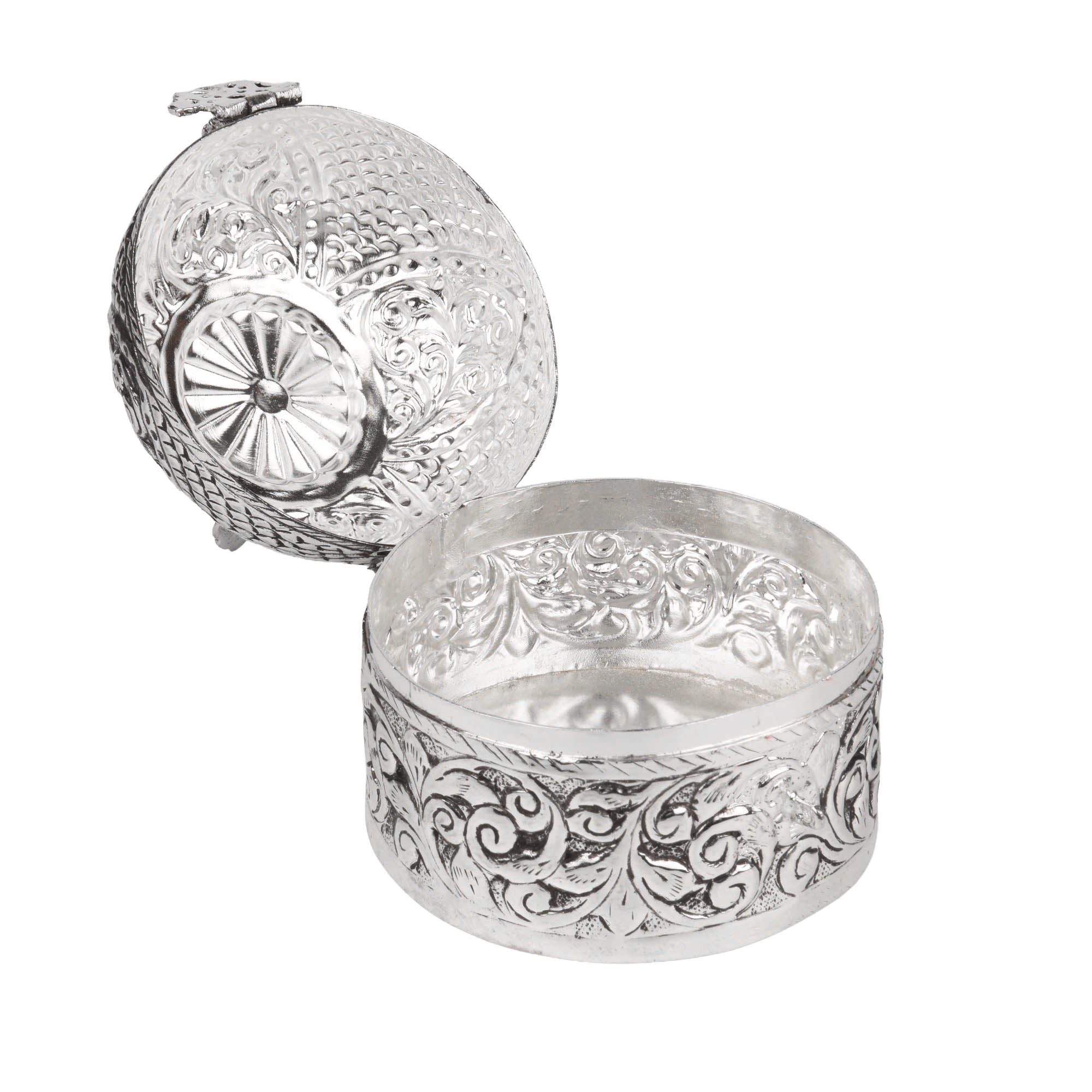 German Silver Peacock Design Multipurpose Center Piece for home decor and Eid Gifting