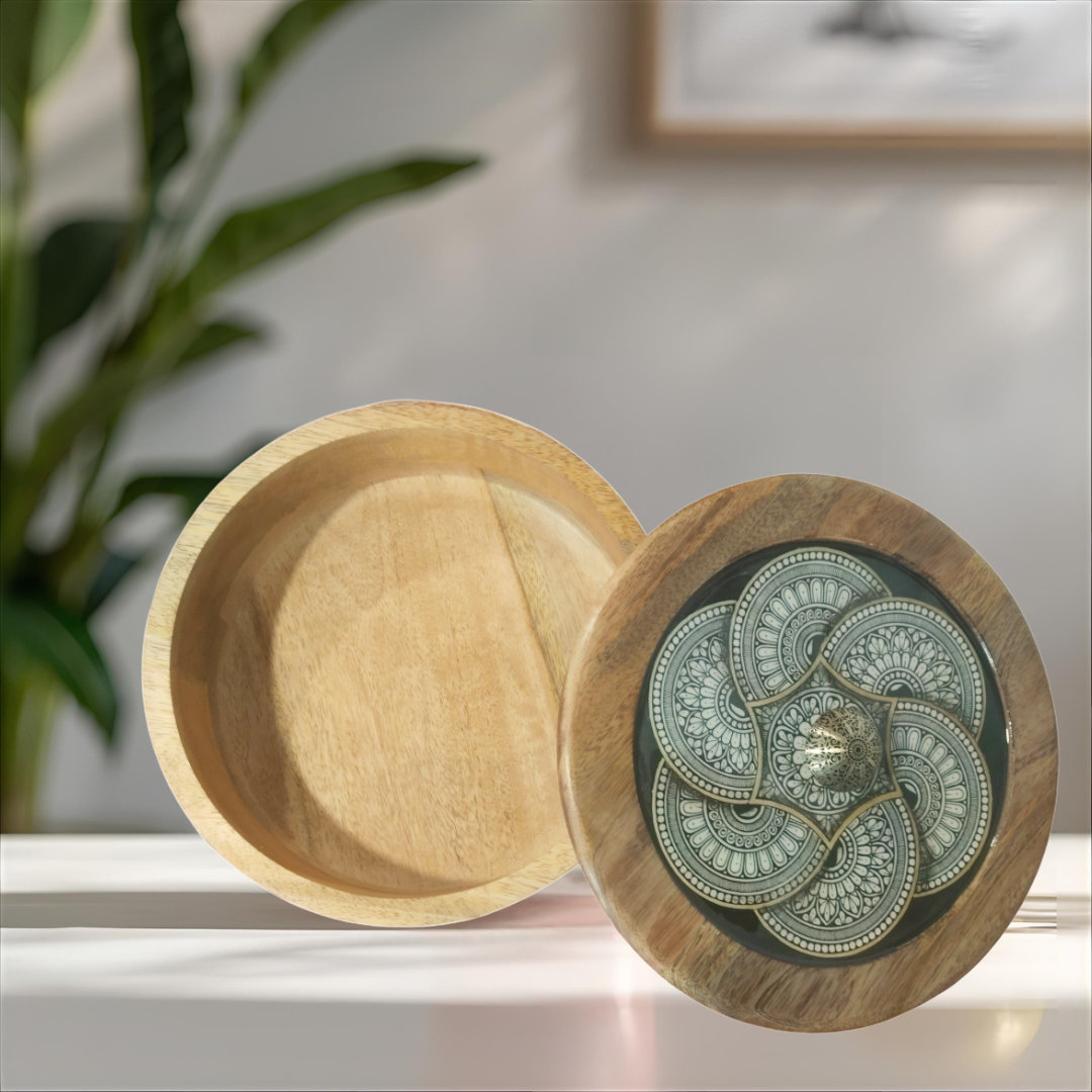 Sophisticated Wooden Eid Gifting Storage Box