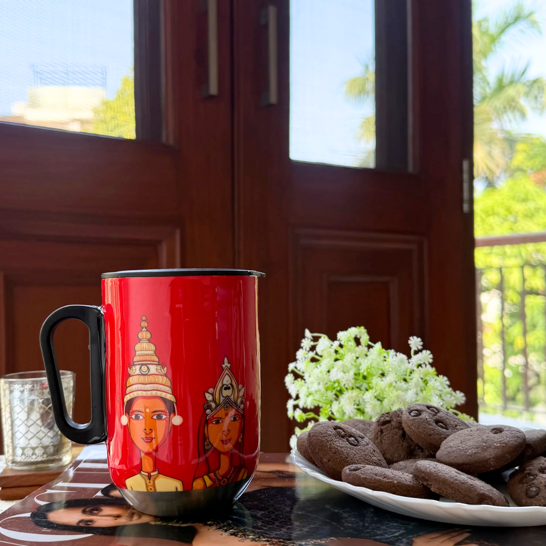 Insulated Stainless Steel Vacuum Mug | Hot and Cold Tea & Coffee Cup