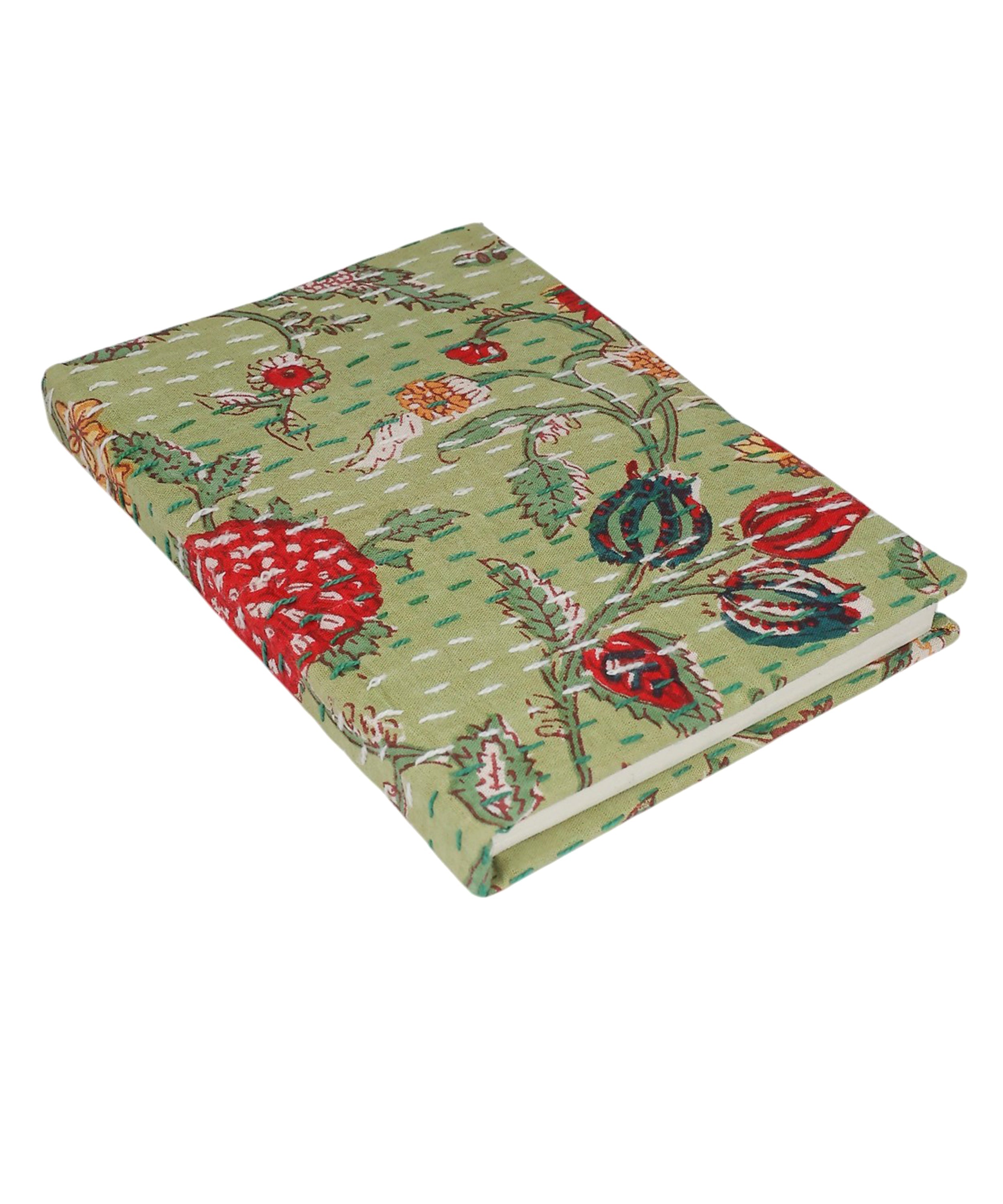 Floral Block Print Diary | Handmade Diary for Writing & Notes