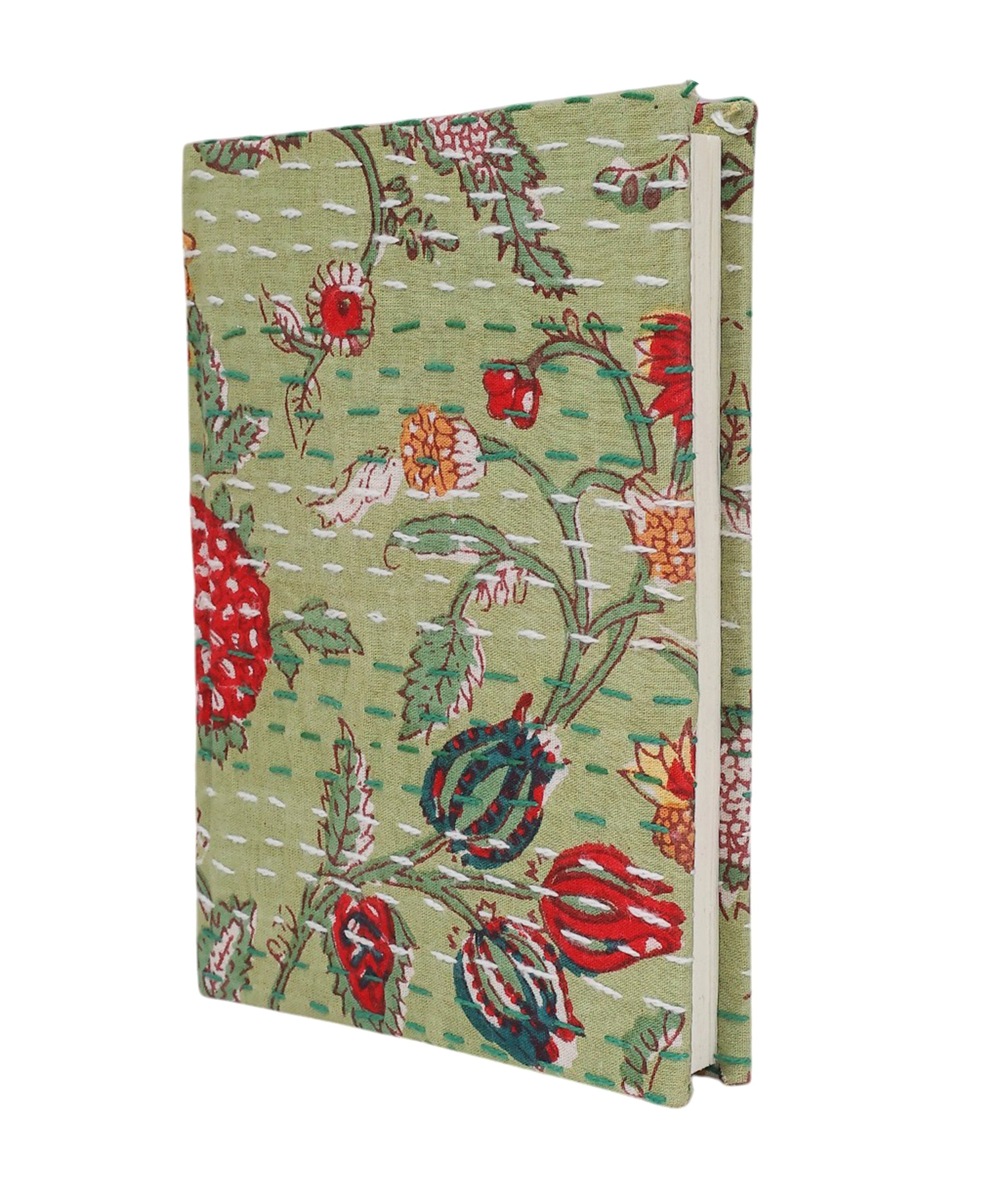 Floral Block Print Diary | Handmade Diary for Writing & Notes