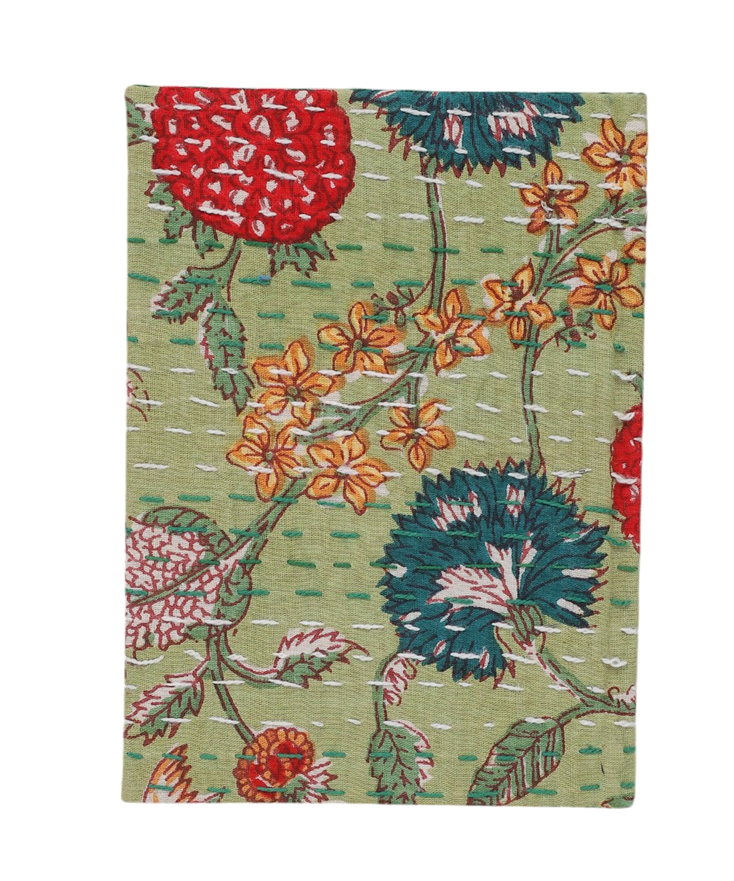 Floral Block Print Diary | Handmade Diary for Writing & Notes