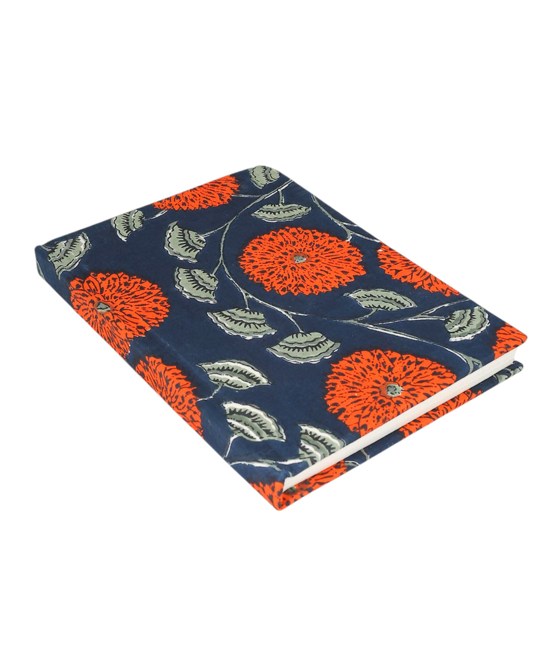 Floral Block Print Diary | Handmade Diary for Writing & Notes