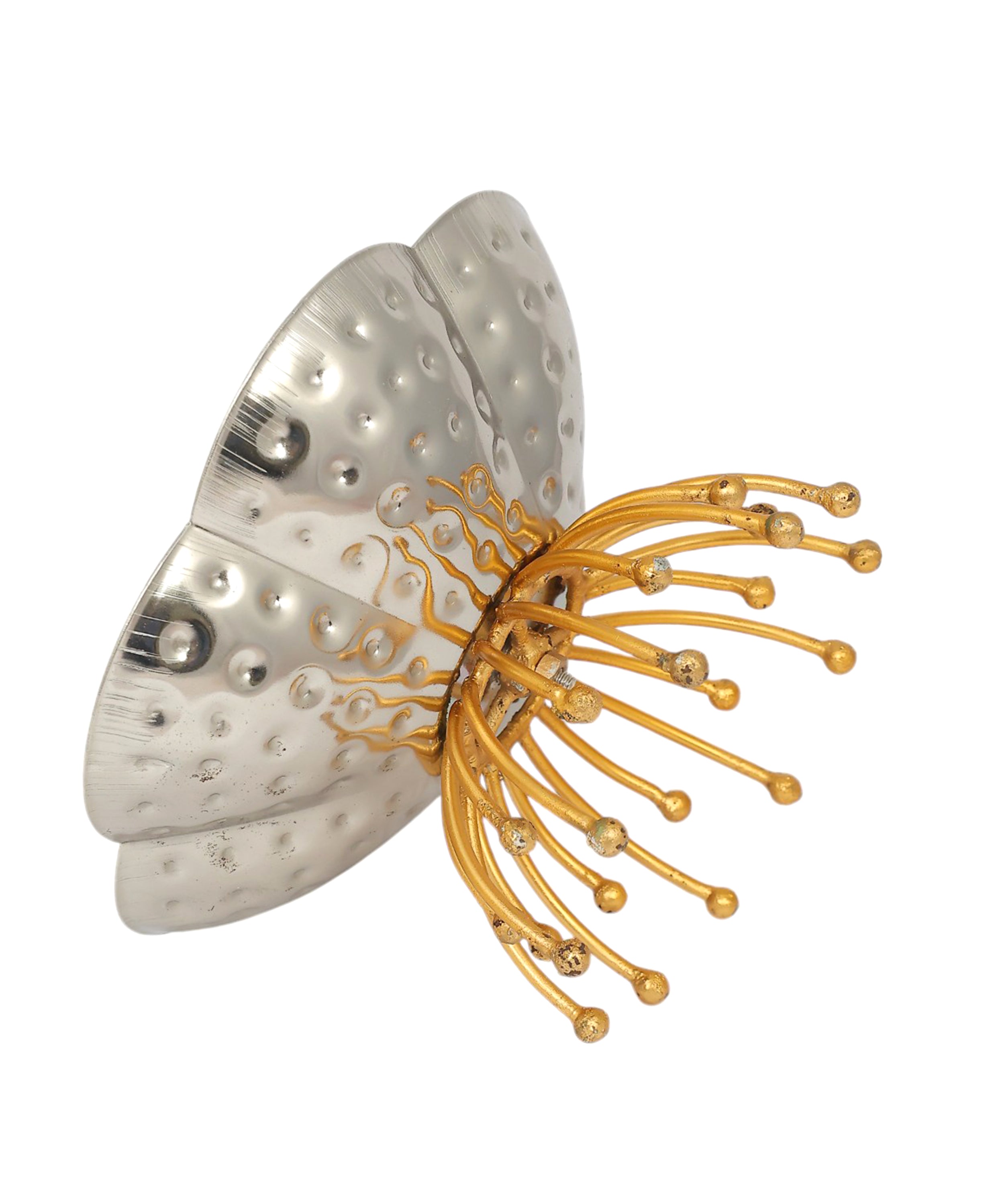 Flower Urli | Gold and Silver | Decorative Indian Home Decor