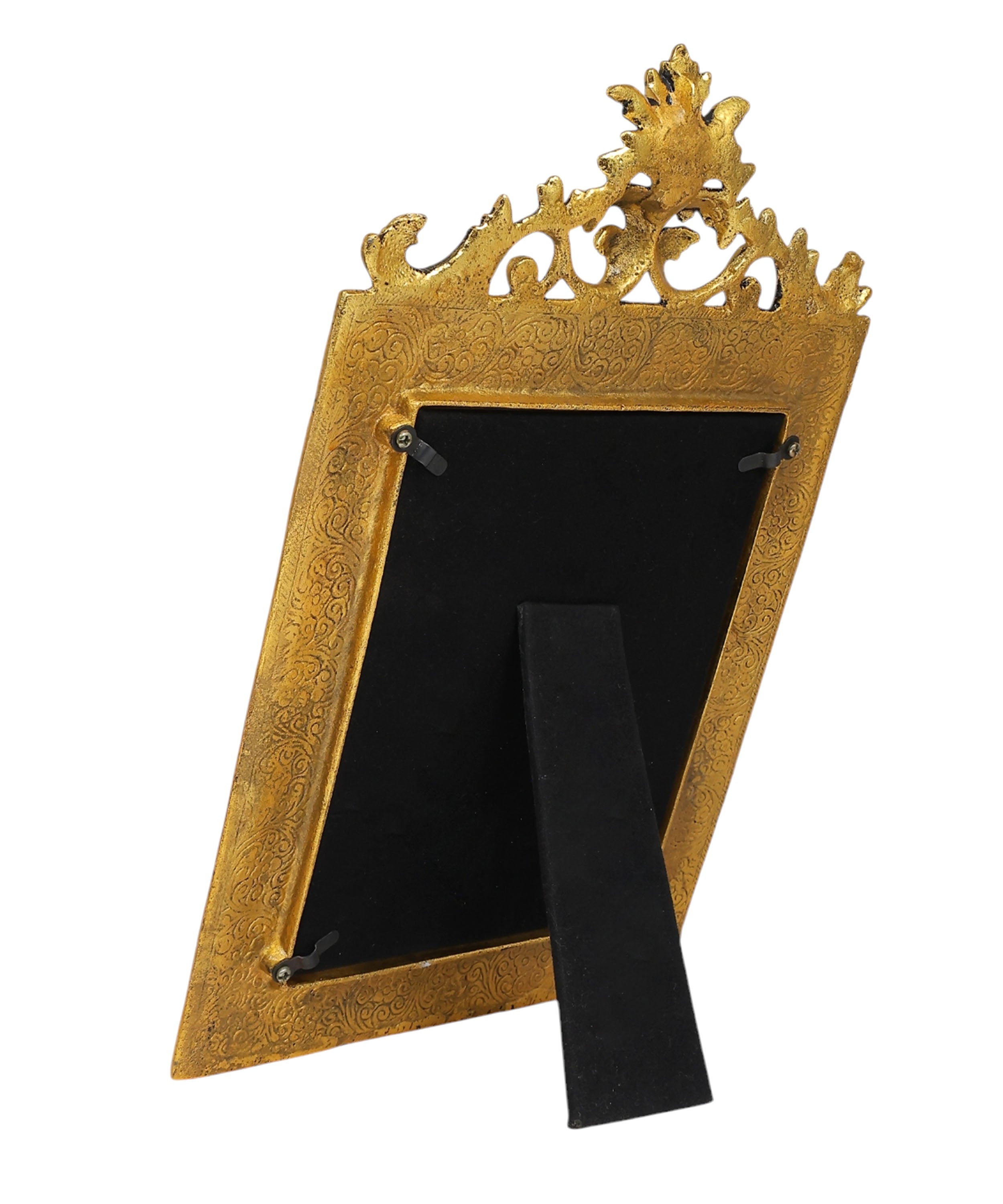 Decorative Designer Photo Frame With Flower On Top | Luxury Wedding Gifting | Luxury Home Decor