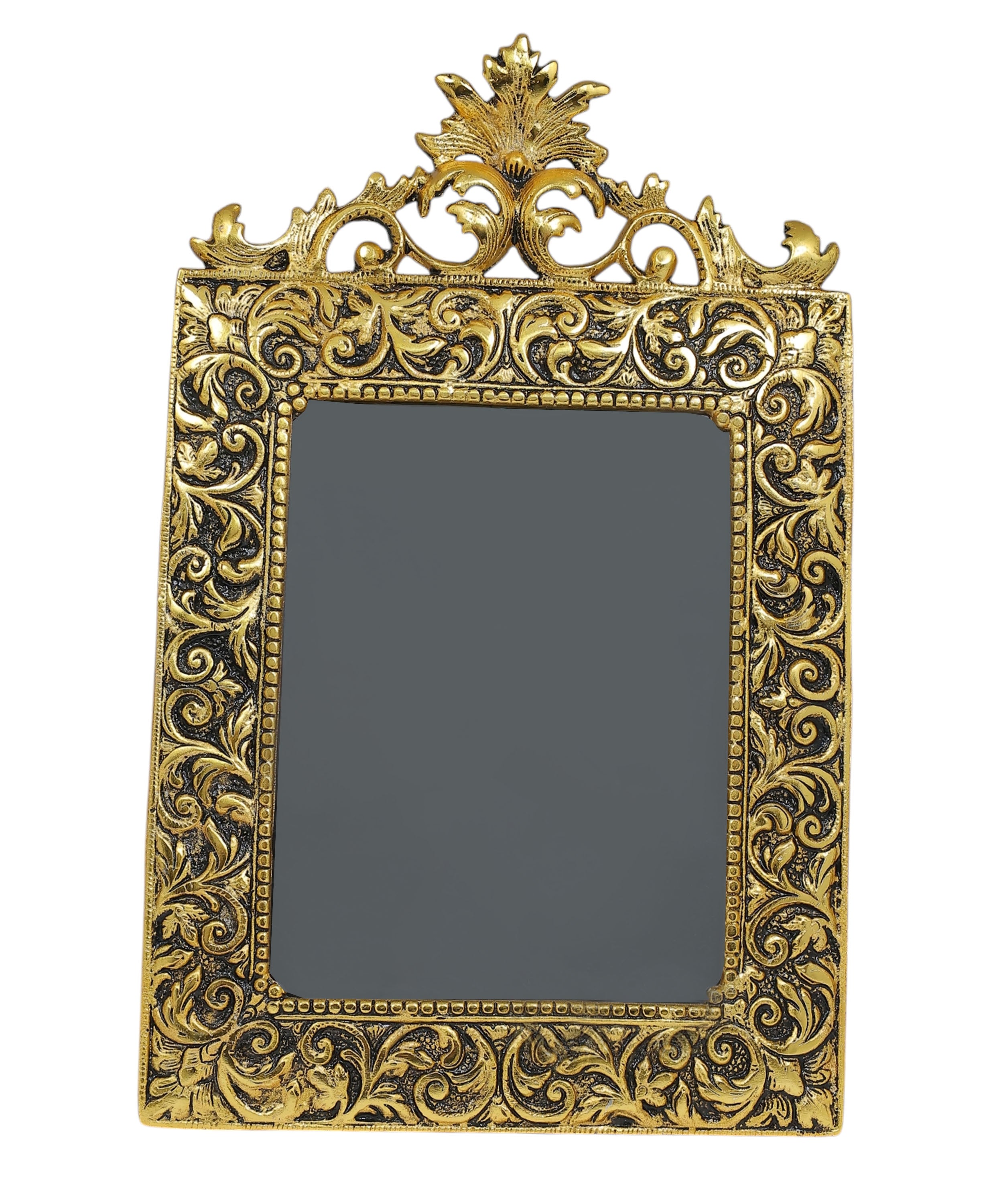 Decorative Designer Photo Frame With Flower On Top | Luxury Wedding Gifting | Luxury Home Decor