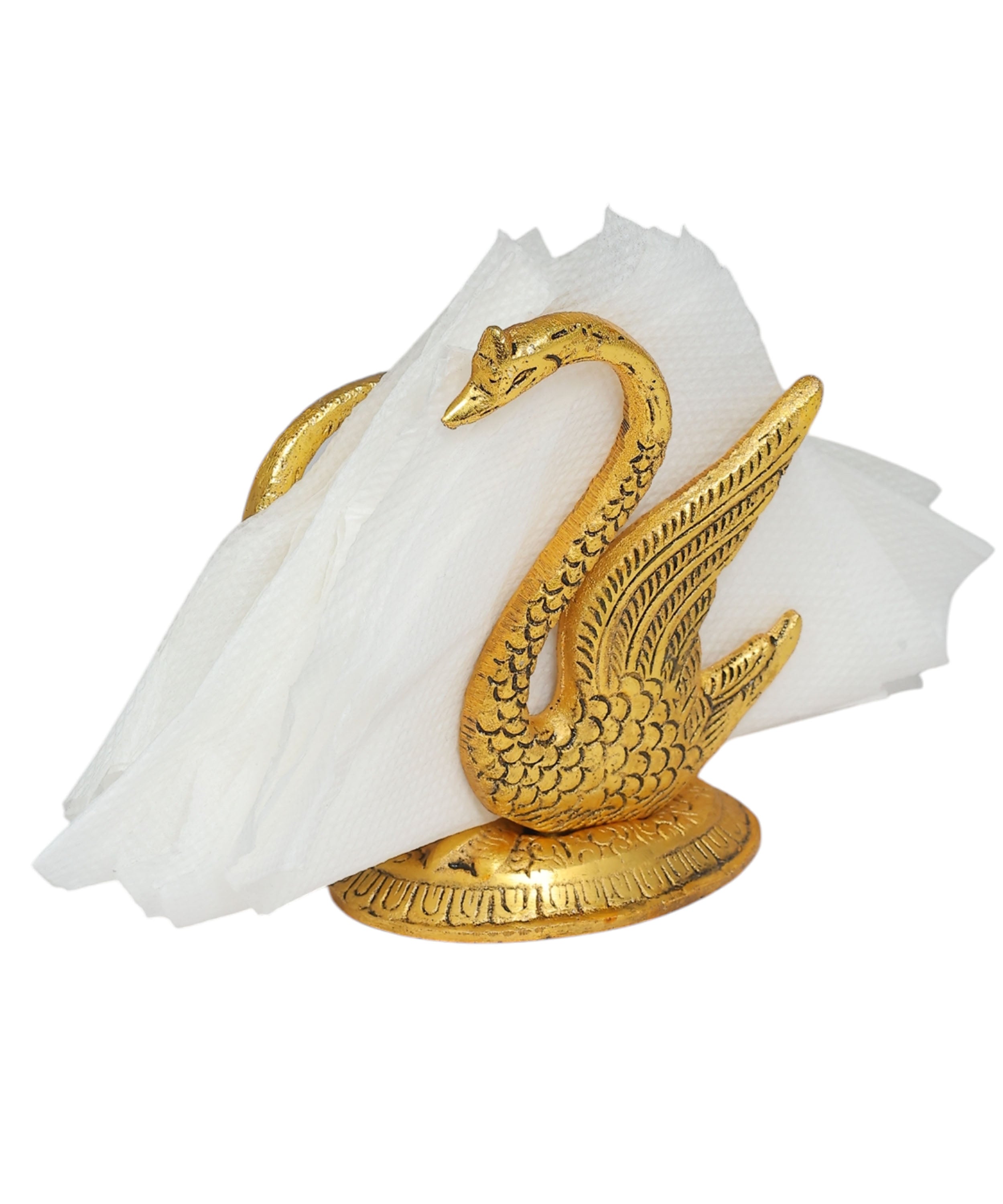 Elegant Swan Tissue Holder | Decorative Napkin Dispenser for Home & Office