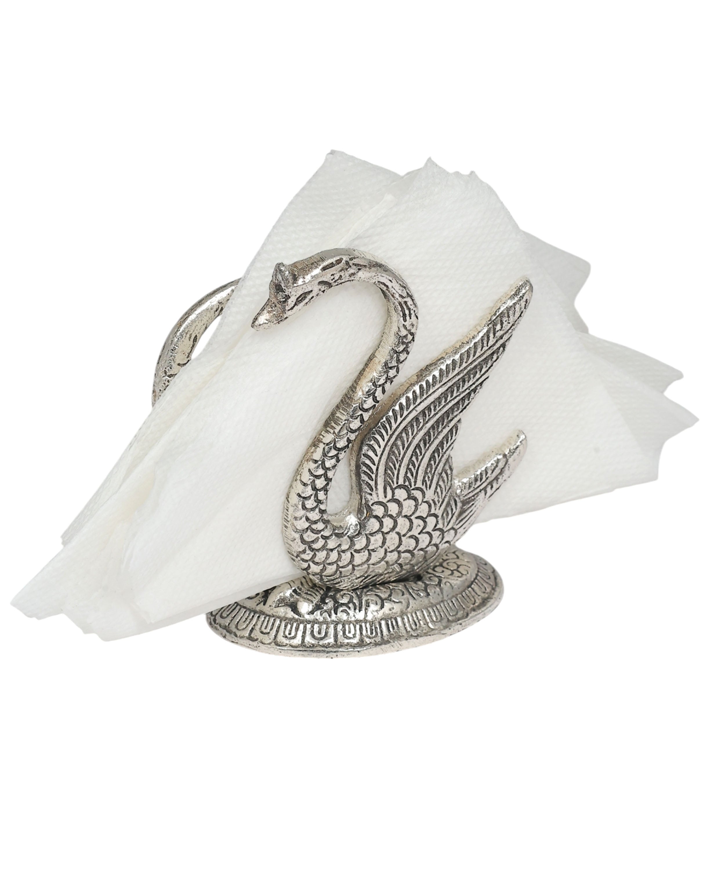 Elegant Swan Tissue Holder | Decorative Napkin Dispenser for Home & Office