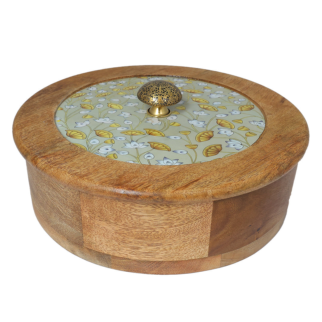 Sophisticated Wooden Multipurpose Storage Box  | Ecofriendly Tableware | Stylish & Durable