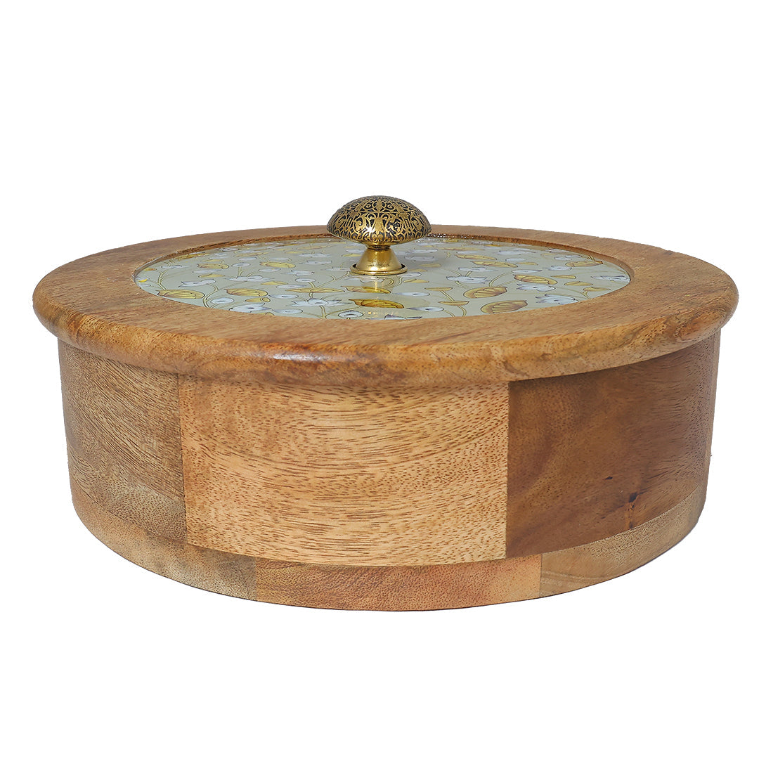 Sophisticated Wooden Multipurpose Storage Box  | Ecofriendly Tableware | Stylish & Durable