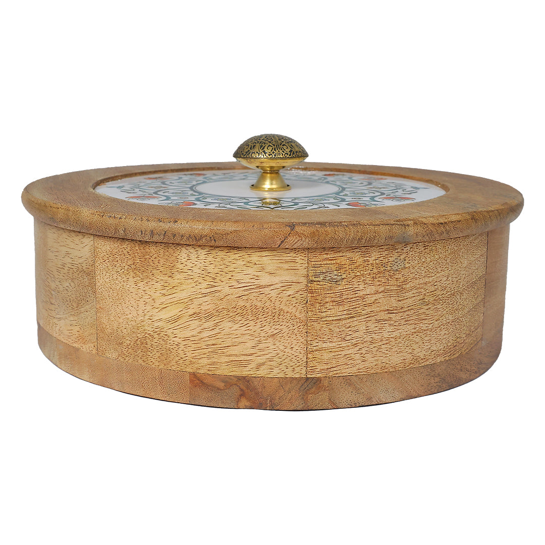 Sophisticated Wooden Multipurpose Storage Box  | Ecofriendly Tableware | Stylish & Durable