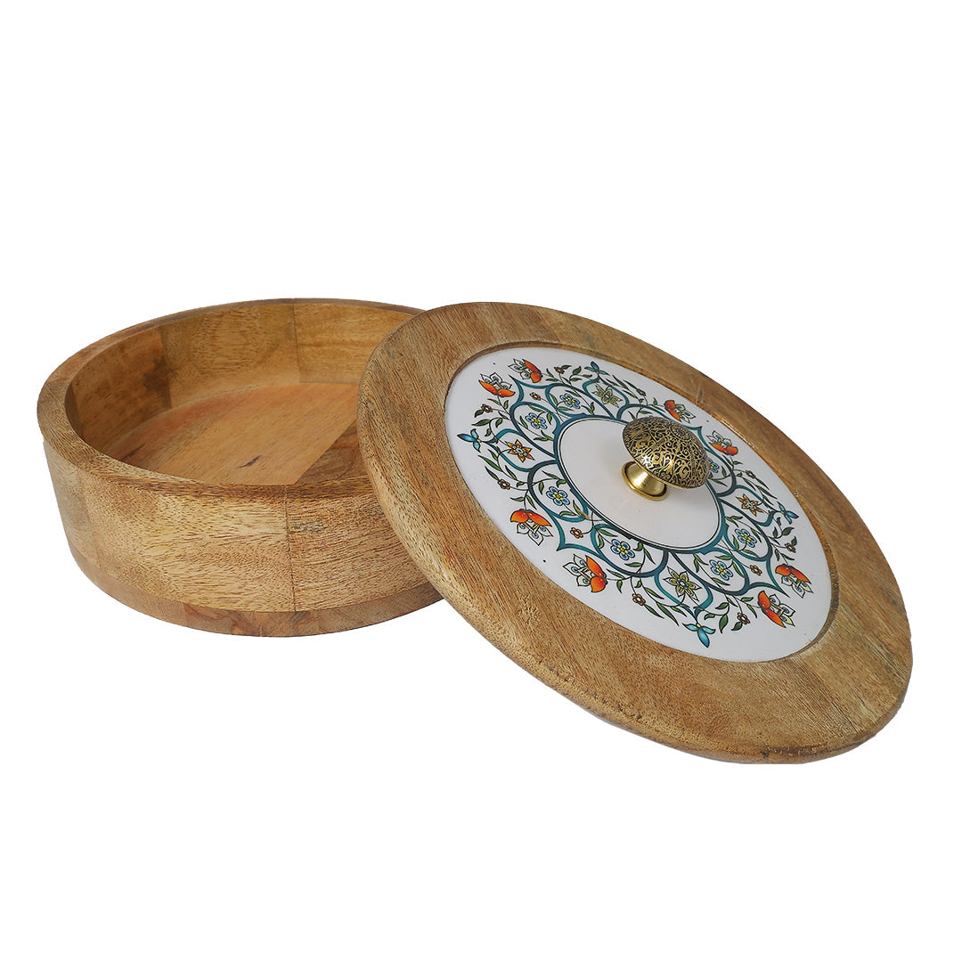 Sophisticated Wooden Multipurpose Storage Box  | Ecofriendly Tableware | Stylish & Durable