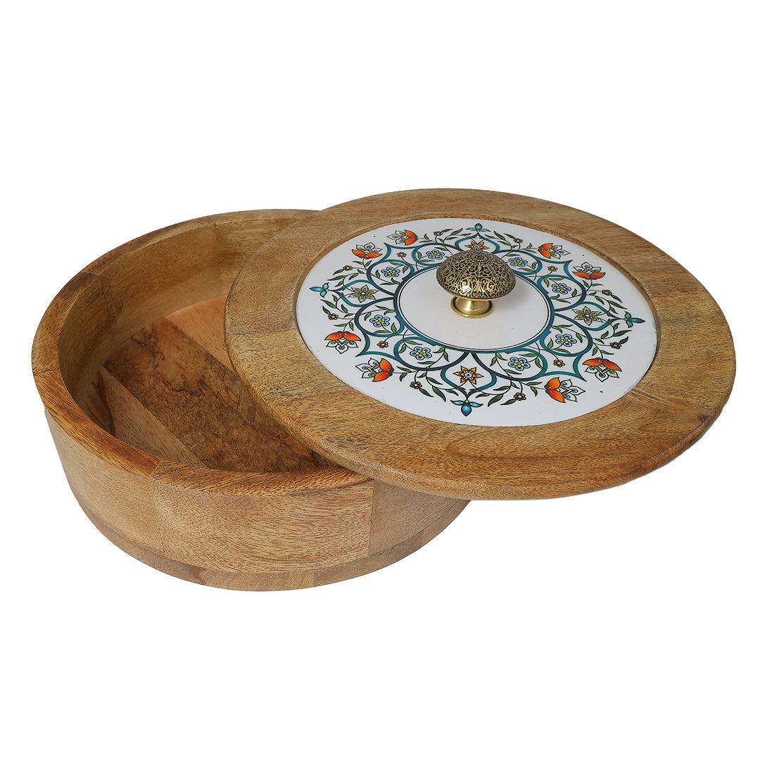Sophisticated Wooden Multipurpose Storage Box  | Ecofriendly Tableware | Stylish & Durable