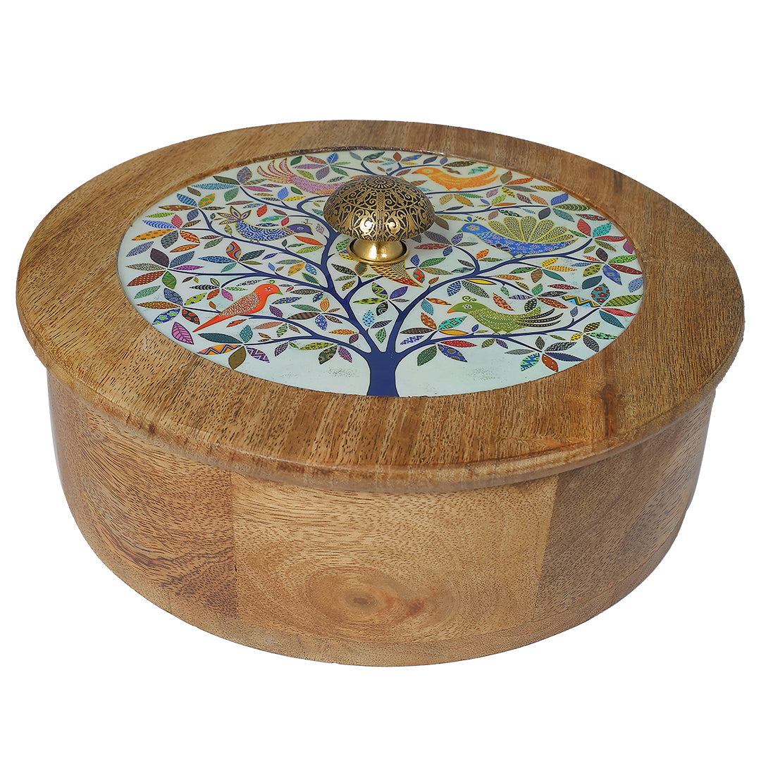 Sophisticated Wooden Multipurpose Storage Box  | Ecofriendly Tableware | Stylish & Durable