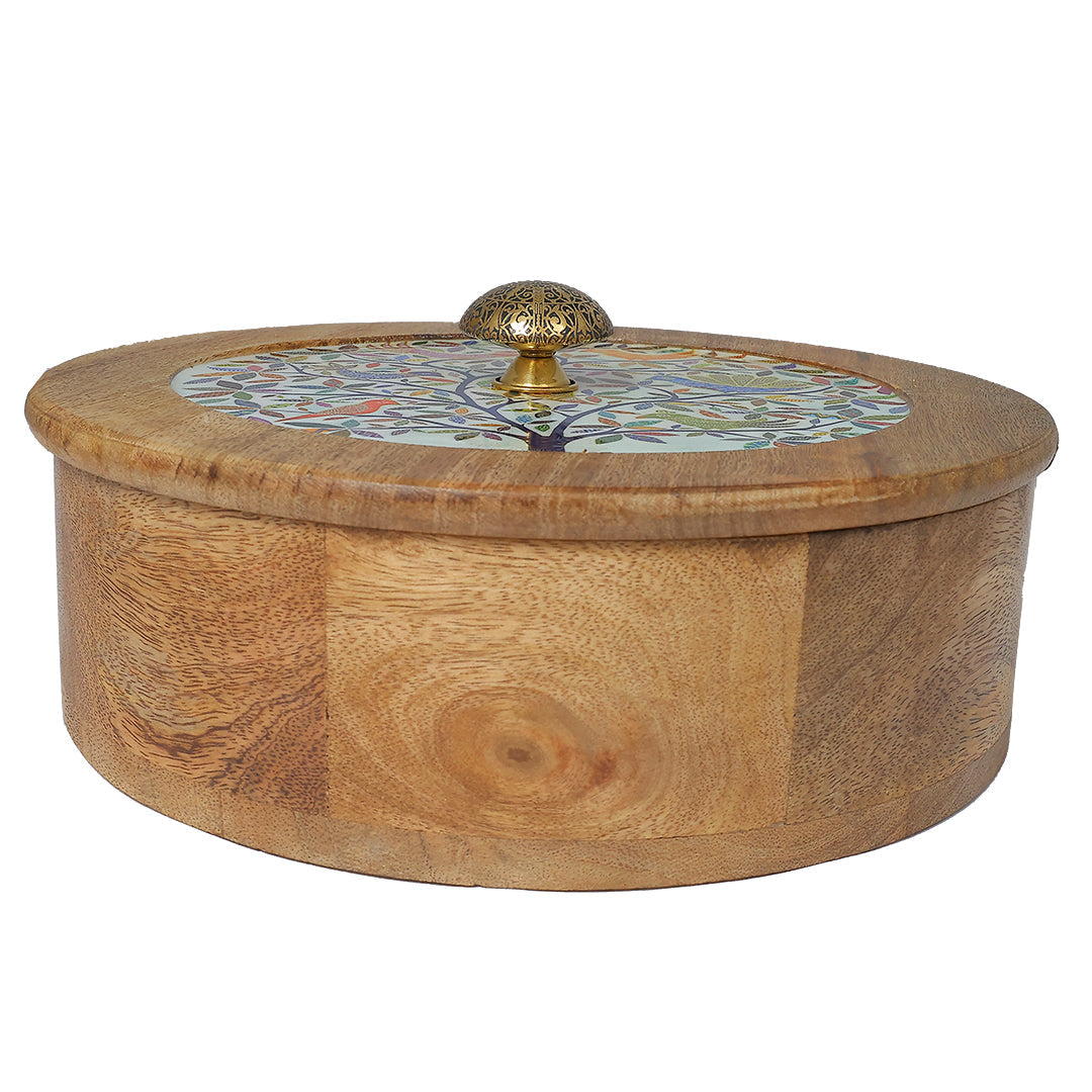 Sophisticated Wooden Multipurpose Storage Box  | Ecofriendly Tableware | Stylish & Durable