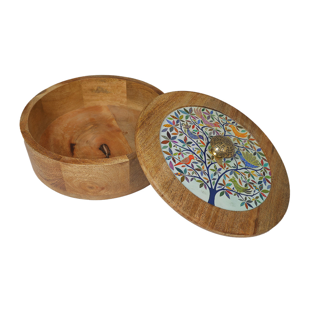 Sophisticated Wooden Multipurpose Storage Box  | Ecofriendly Tableware | Stylish & Durable