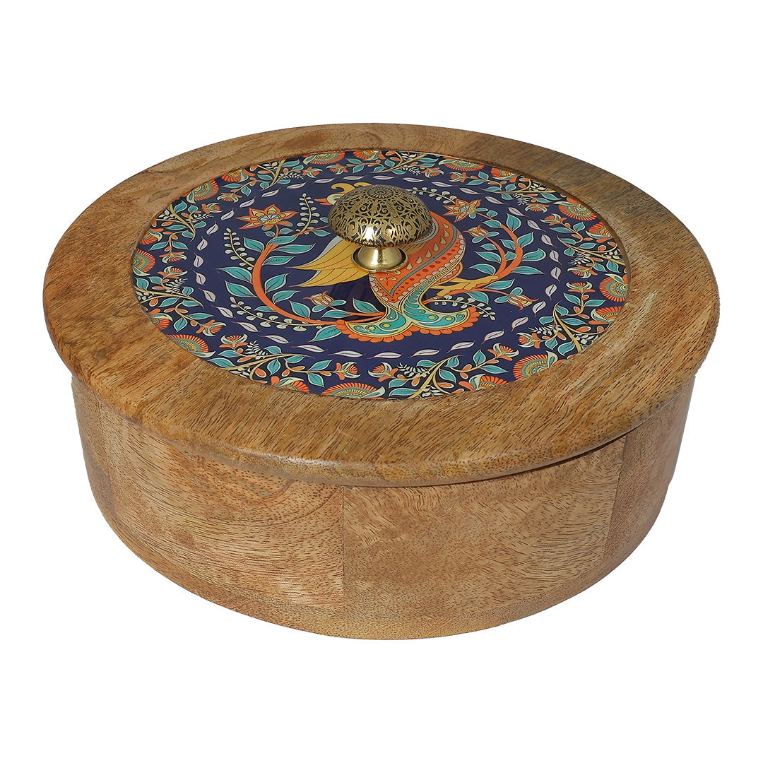 Sophisticated Wooden Multipurpose Storage Box  | Ecofriendly Tableware | Stylish & Durable