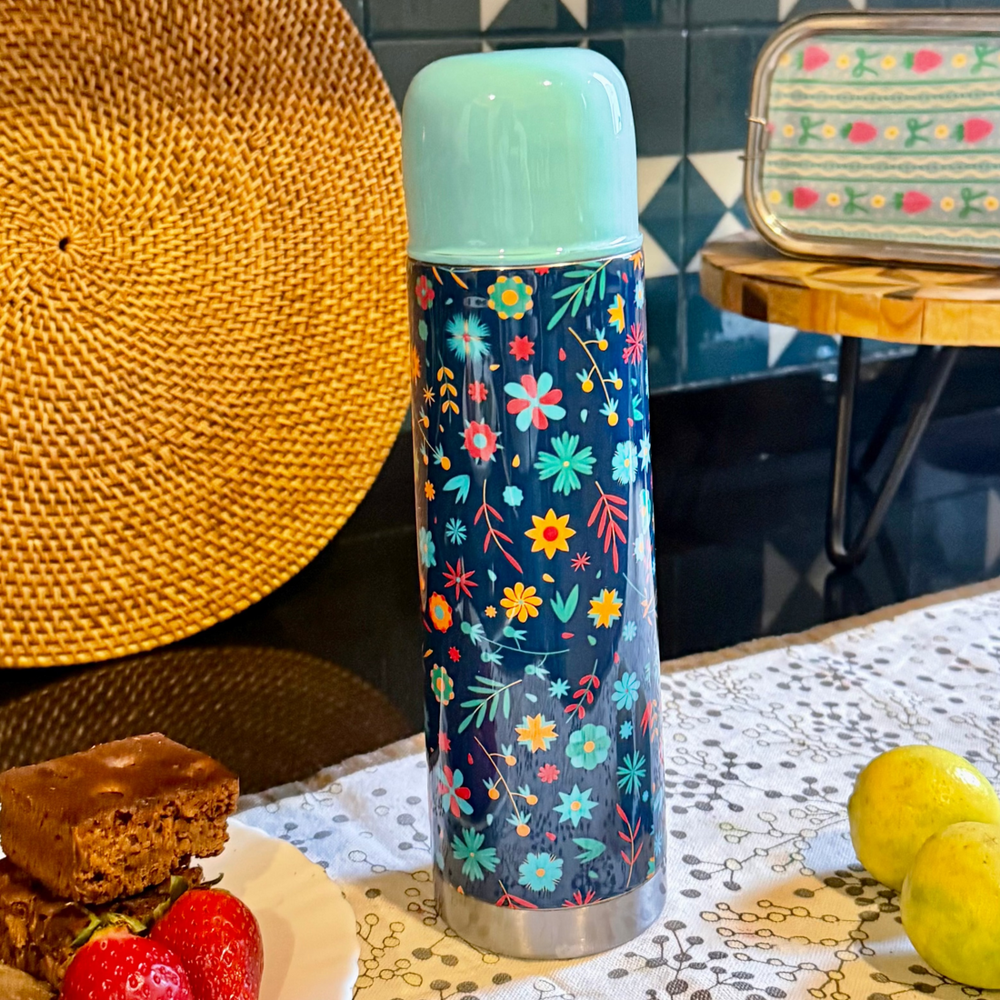 Stainless Steel Vacuum Insulated Thermos Bottle for Hot & Cold Beverages