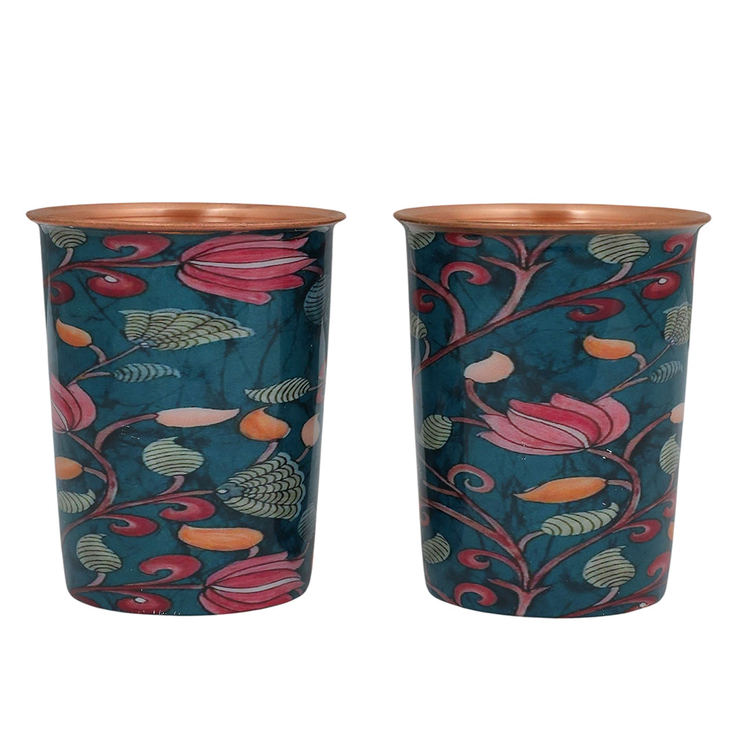 Copper Water Bottle Gifting Set | 1 Litre Bottle & Set of 2 Glasses | Boosts Immunity