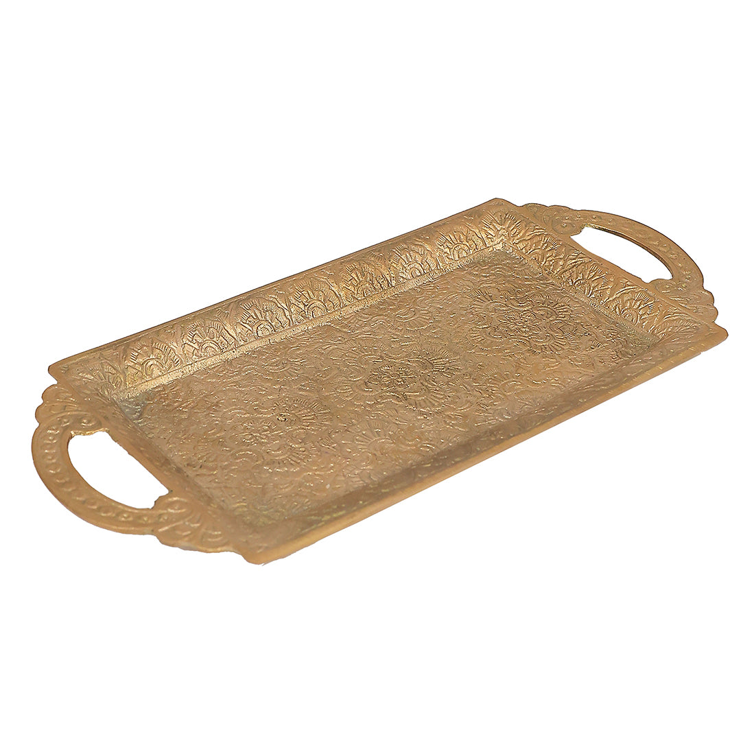 Handcrafted Brass Snack Tray Eid Gift