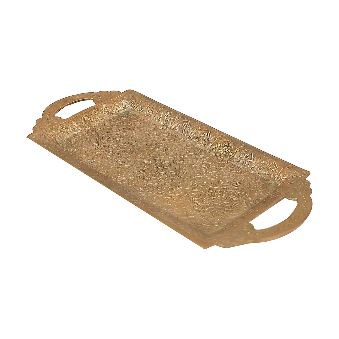 Handcrafted Brass Snack Tray Eid Gift