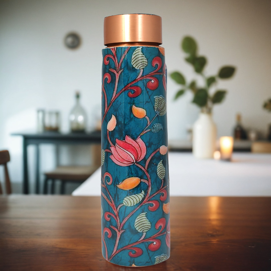 Copper Water Bottle | 1 Litre | Boosts Immunity