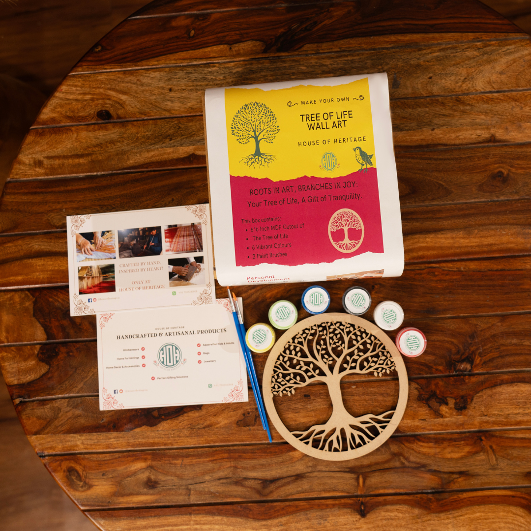 Tree of life craft gift Box |  DIY gift box | kids art box | kids birthday return gift