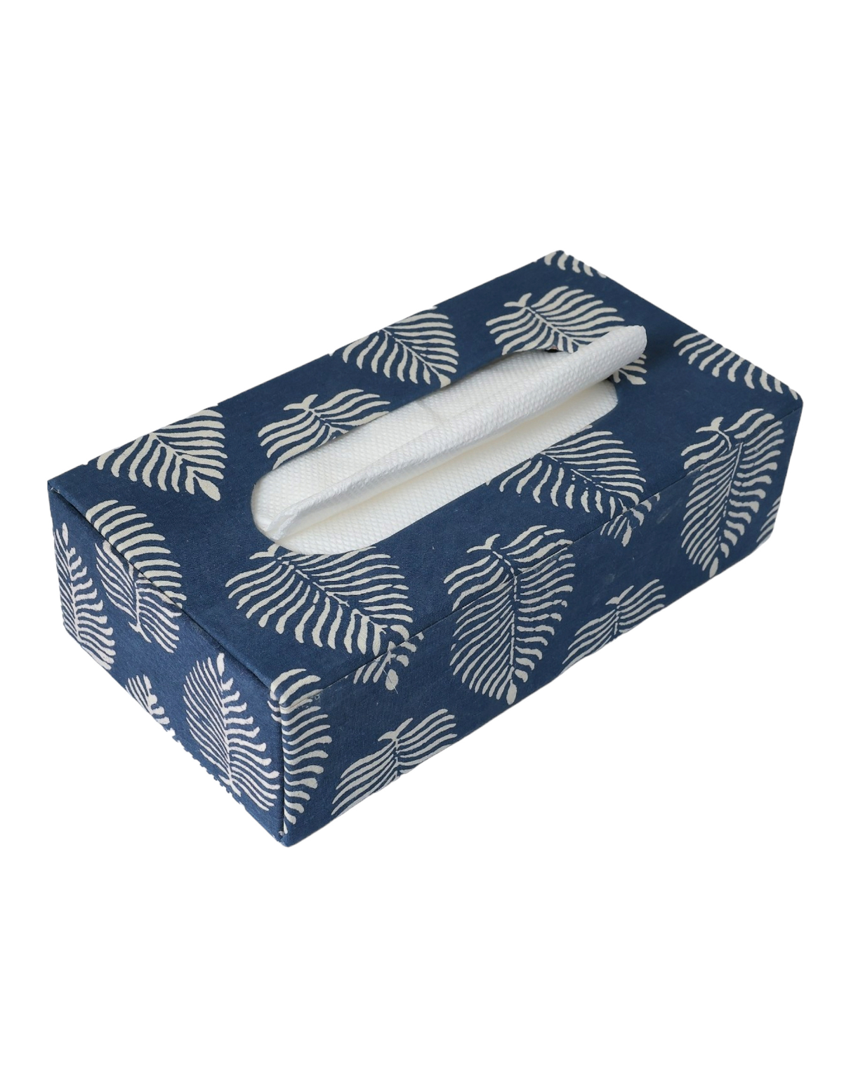 Handcrafted Block Print Tissue Box | Decorative Tissue Holder for Home & Office