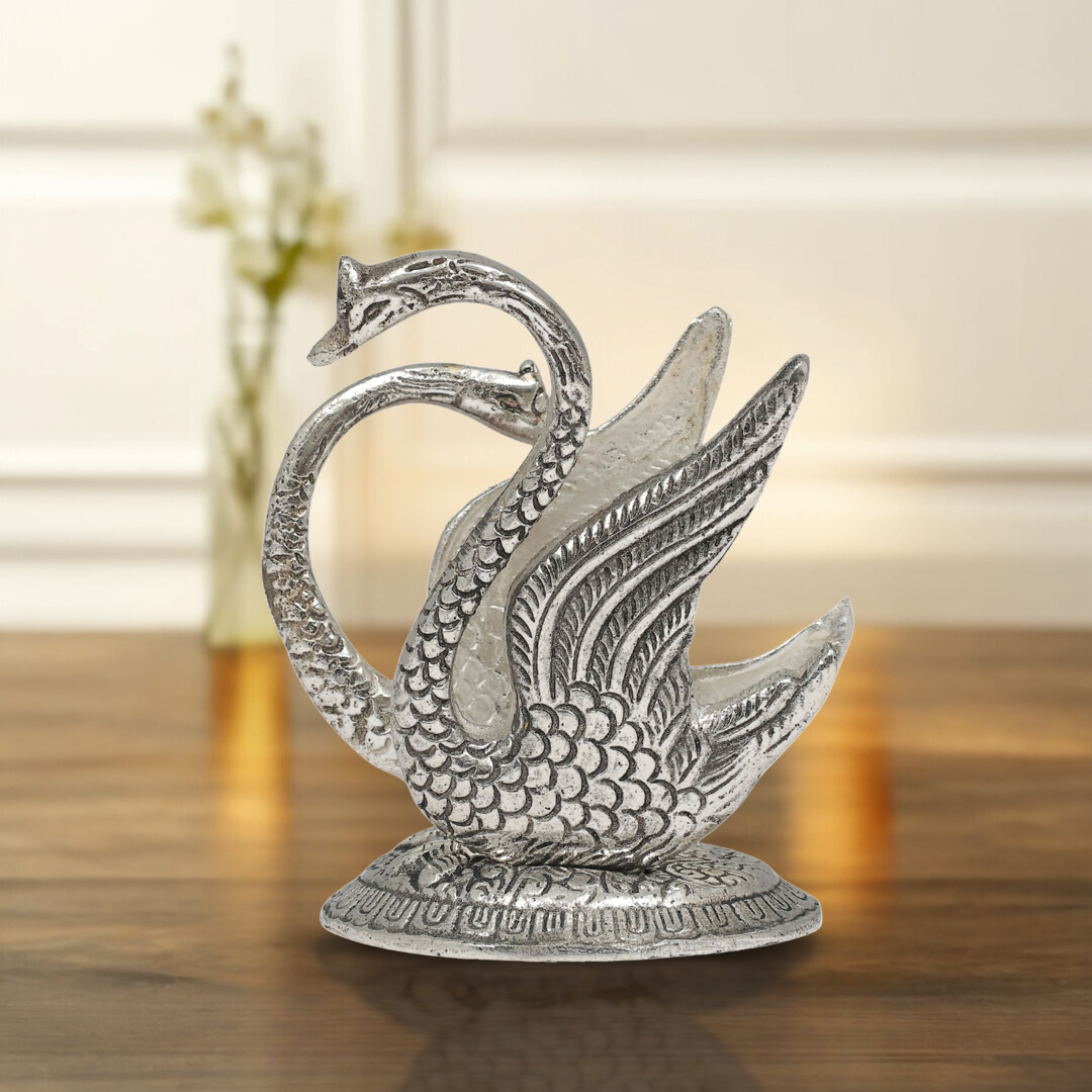 Elegant Swan Tissue Holder | Decorative Napkin Dispenser for Home & Office