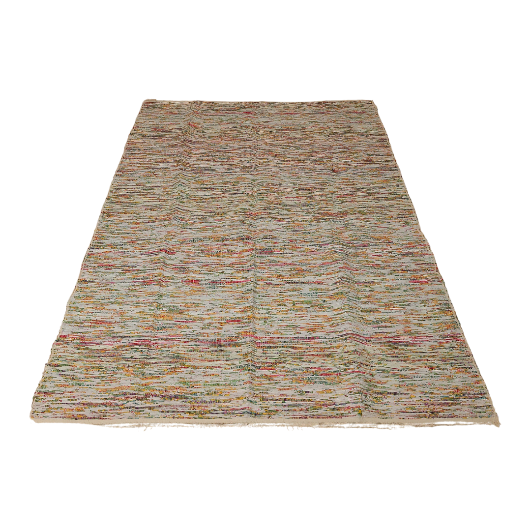 Chindi Rug – Recycled & Eco-Friendly | Handwoven Multicolor Cotton Rug for Sustainable Home Decor