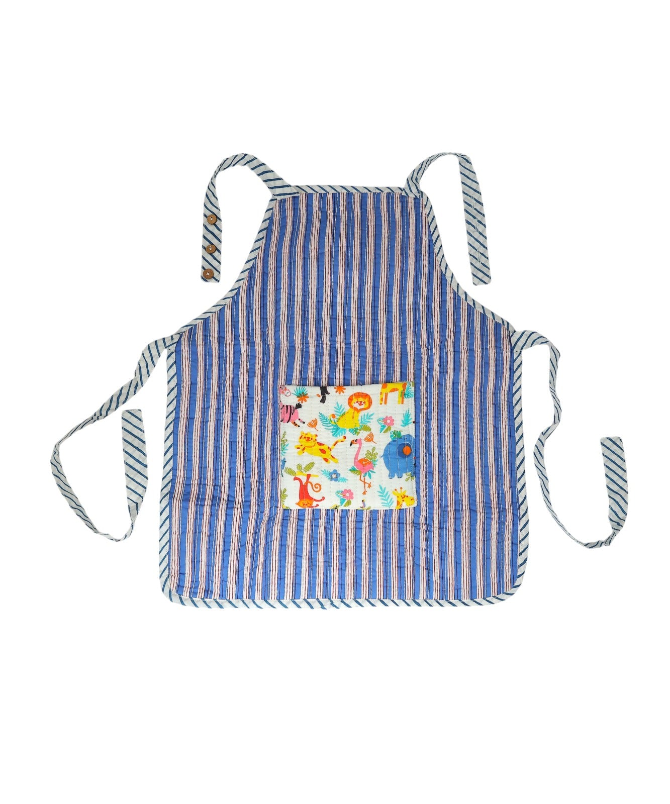 Animal Print Kids Apron | Reversible