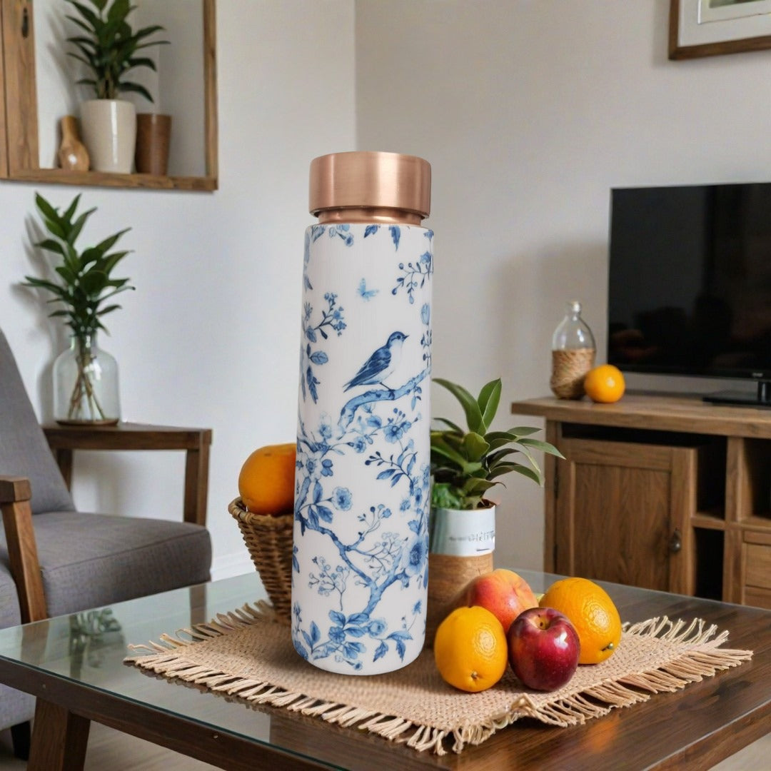Copper Water Bottle | 1 Litre | Boosts Immunity