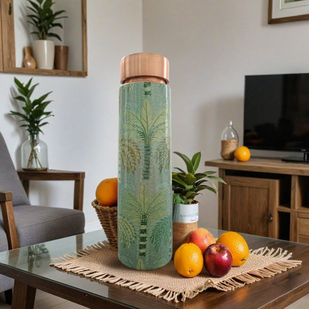 Copper Water Bottle | 1 Litre | Boosts Immunity