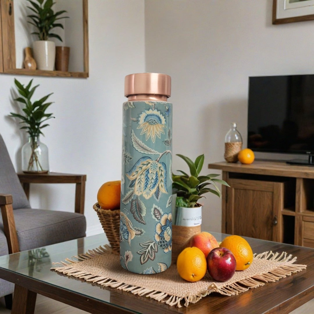 Copper Water Bottle | 1 Litre | Boosts Immunity