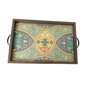Elegant Rectangular MDF Serving Tray | Stylish & Durable Tray for Home & Dining Decor