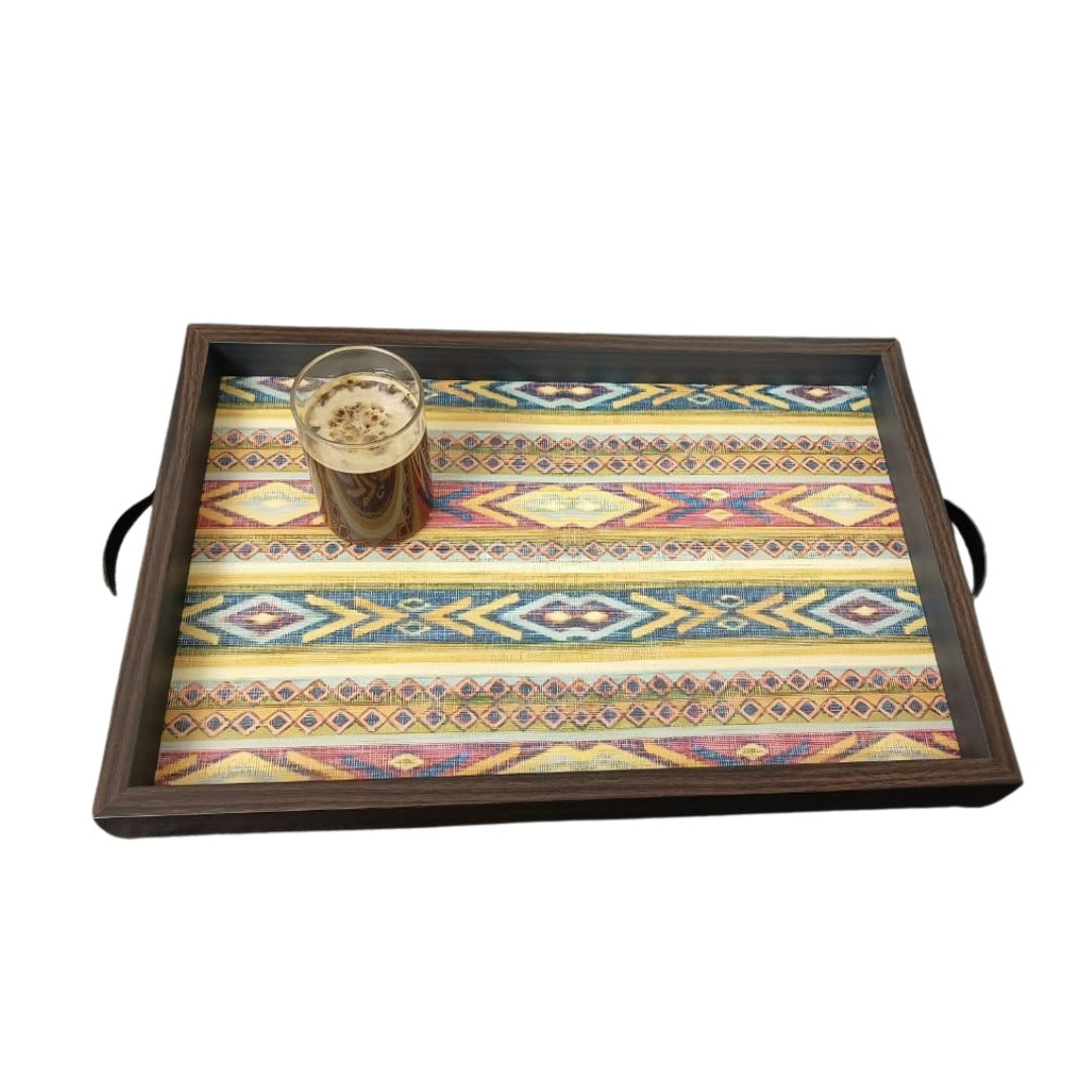 Elegant Rectangular MDF Serving Tray | Stylish & Durable Tray for Home & Dining Decor