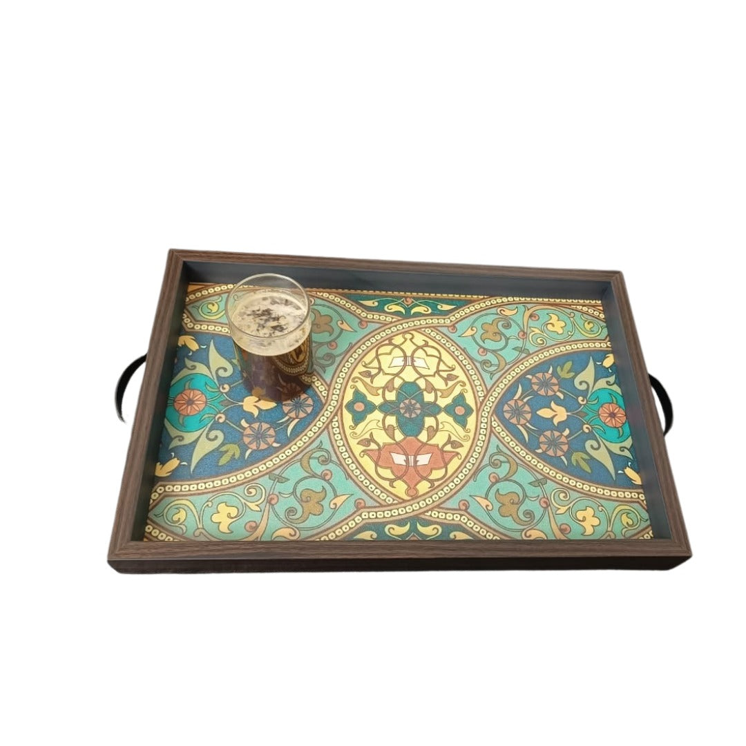 Elegant Rectangular MDF Serving Tray | Stylish & Durable Tray for Home & Dining Decor