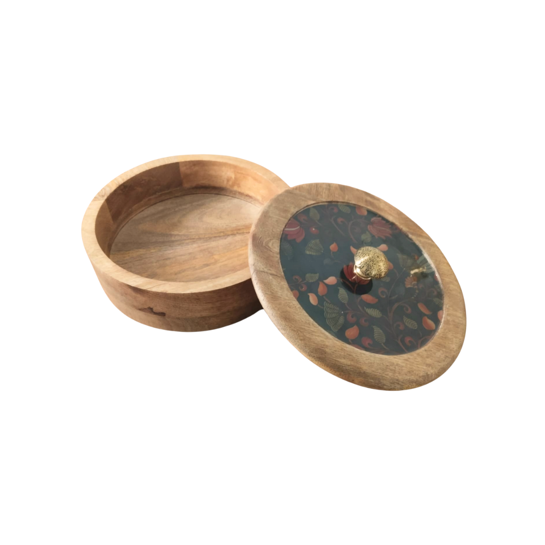 Sophisticated Wooden Multipurpose Storage Box  | Ecofriendly Tableware | Stylish & Durable